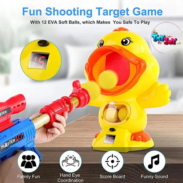 اسباب بازی تفنگ سیبل دار طرح اردک کد 4A-666