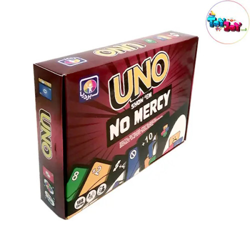 بازی کارتی اونو بردیا مدل نو مرسی 168 کارتی