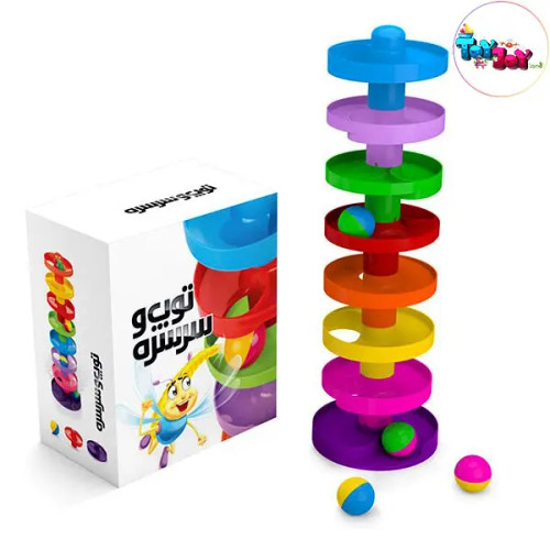 بازی فکری توپ و سرسره 8 طبقه سنجاقک