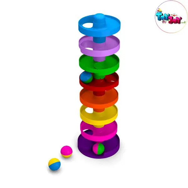 بازی فکری توپ و سرسره 8 طبقه سنجاقک