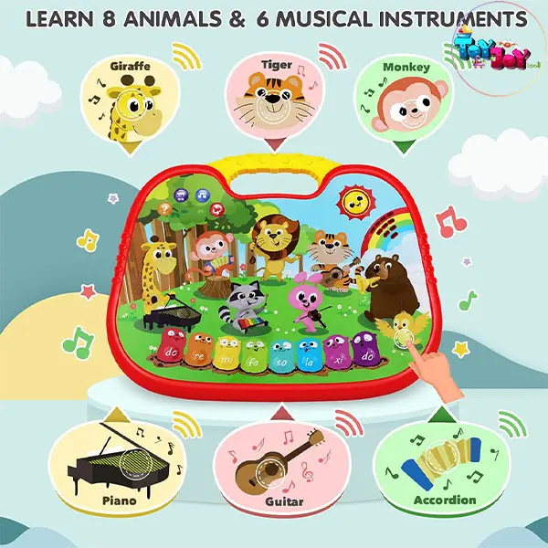 اسباب بازی آموزشی پیانو انگشتی حیوانات برند Five Star مدل 35848