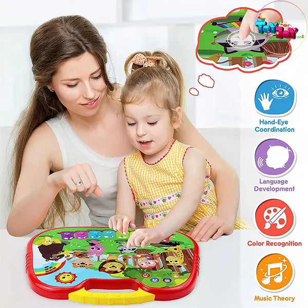 اسباب بازی آموزشی پیانو انگشتی حیوانات برند Five Star مدل 35848