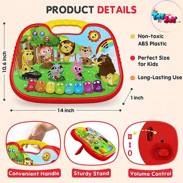 اسباب بازی آموزشی پیانو انگشتی حیوانات برند Five Star مدل 35848