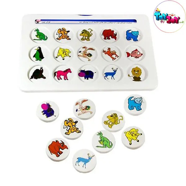 بازی آموزشی هوش چین برند زاغک مدل یک تکه ( 1.5 تا 3 سال )