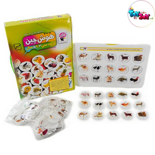بازی آموزشی هوش چین برند زاغک مدل یک تکه ( 1.5 تا 3 سال )