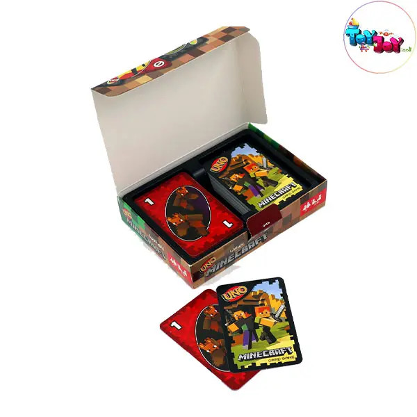بازی کارتی اونو ماینکرافت UNO Minecraft