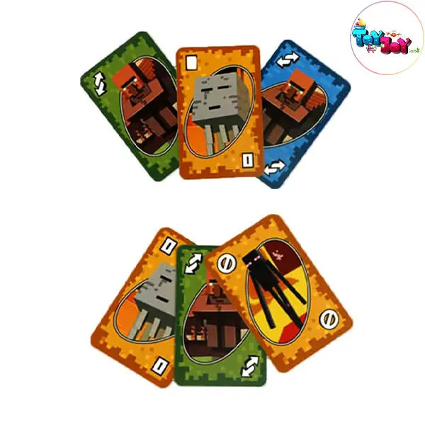 بازی کارتی اونو ماینکرافت UNO Minecraft