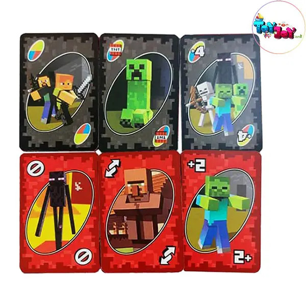 بازی کارتی اونو ماینکرافت UNO Minecraft