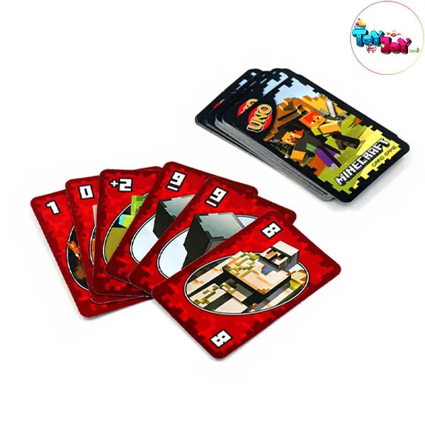 بازی کارتی اونو ماینکرافت UNO Minecraft