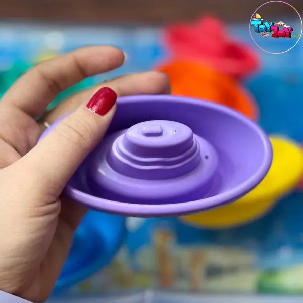 اسباب بازی نوزاد قایق های رنگی زینگو بسته 6 عددی