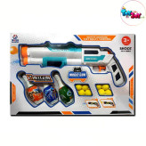 اسباب بازی تفنگ دوکاره آبپاش و توپ ابری مدل شات گان کد 648-40