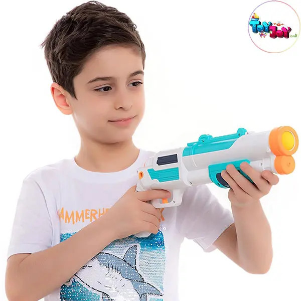 اسباب بازی تفنگ دوکاره آبپاش و توپ ابری مدل شات گان کد 648-40