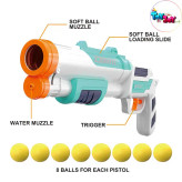 اسباب بازی تفنگ دوکاره آبپاش و توپ ابری مدل شات گان کد 648-40