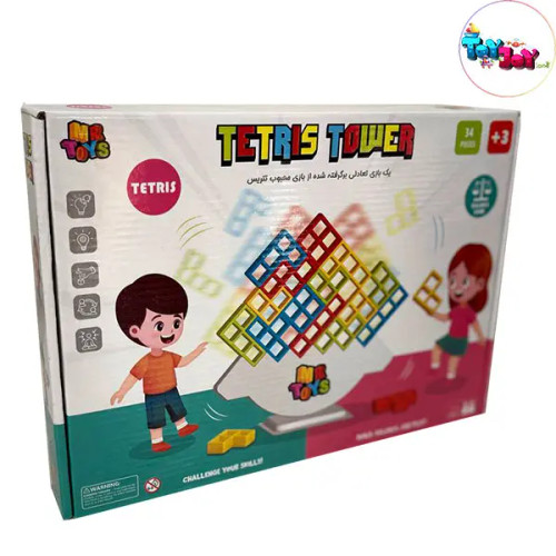 اسباب بازی فکری تتریس تعادلی (برج هوش تعادلی) برند مستر تویز