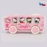 اسباب بازی اتوبوس قدرتی و عقب کش مدل هلو کیتی