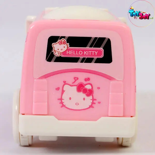 اسباب بازی اتوبوس قدرتی و عقب کش مدل هلو کیتی