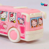 اسباب بازی اتوبوس قدرتی و عقب کش مدل هلو کیتی