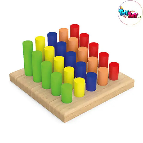 بازی آموزشی چیدمان علی کوچولو مدل استوانه ای