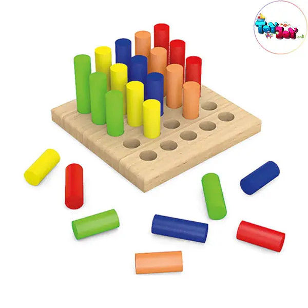 بازی آموزشی چیدمان علی کوچولو مدل استوانه ای