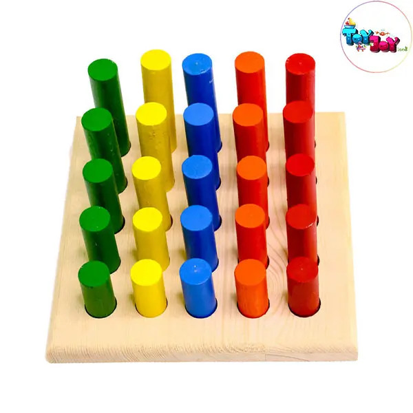 بازی آموزشی چیدمان علی کوچولو مدل استوانه ای