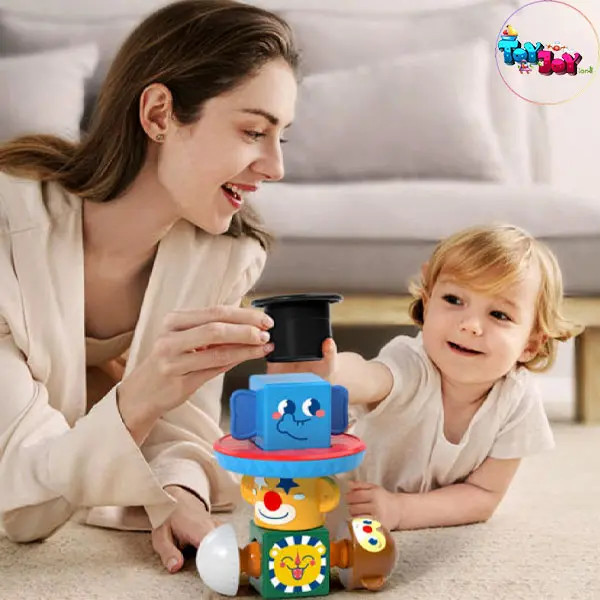 اسباب بازی برج سیرک مدل مگنتی کد 7981 برند هولا ( هالی تویز )