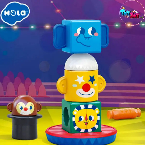 اسباب بازی برج سیرک مدل مگنتی کد 7981 برند هولا ( هالی تویز )