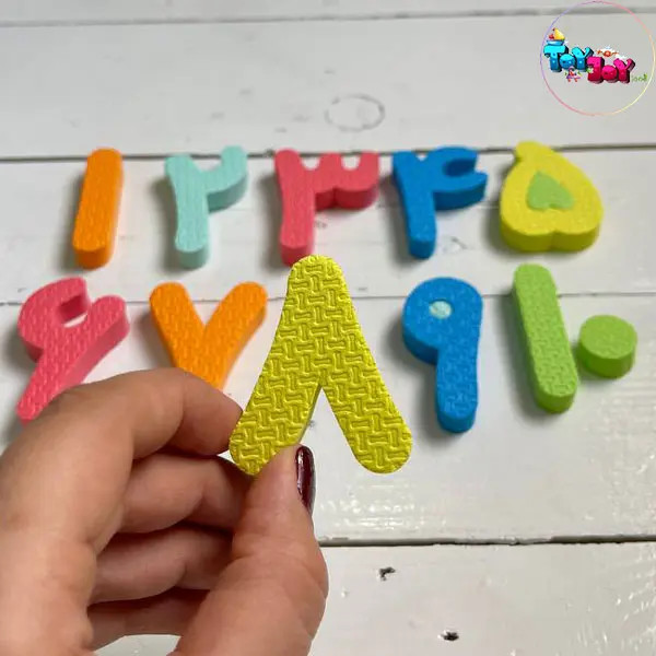 بازی آموزشی پازل فومی حروف و اعداد فارسی