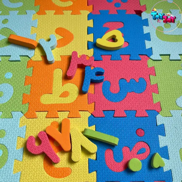 بازی آموزشی پازل فومی حروف و اعداد فارسی
