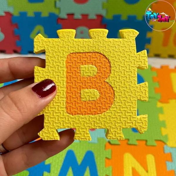 بازی آموزشی پازل فومی حروف و اعداد انگلیسی