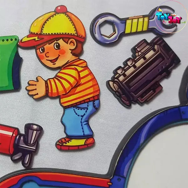 پازل چوبی 3 لایه طرح خودرو آفرود