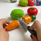 بازی آموزشی ست سبزیجات برشی ( کاهو، هویج، گوجه ) زینگو