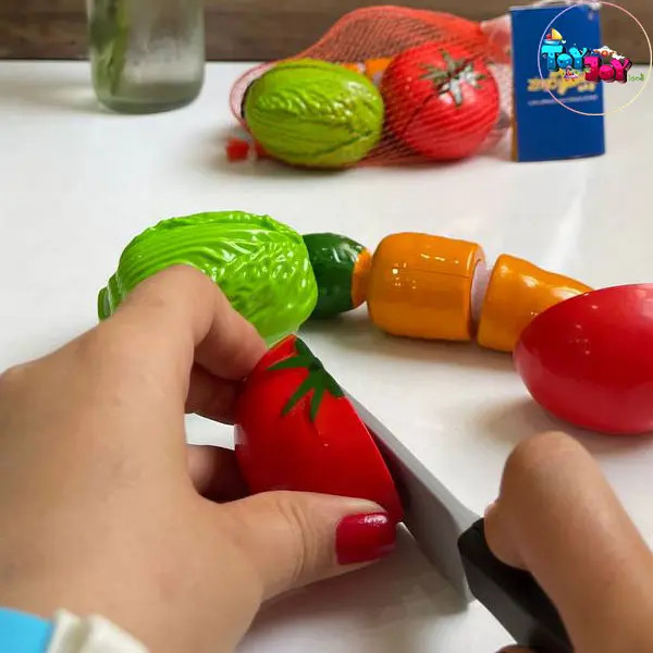 بازی آموزشی ست سبزیجات برشی ( کاهو، هویج، گوجه ) زینگو