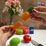 بازی آموزشی ست سبزیجات برشی ( کاهو، هویج، گوجه ) زینگو
