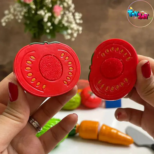 بازی آموزشی ست سبزیجات برشی ( کاهو، هویج، گوجه ) زینگو