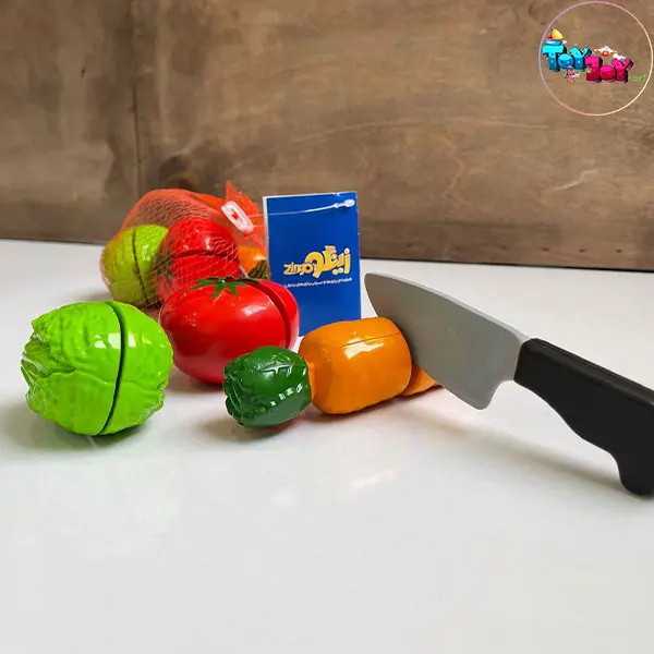 بازی آموزشی ست سبزیجات برشی ( کاهو، هویج، گوجه ) زینگو