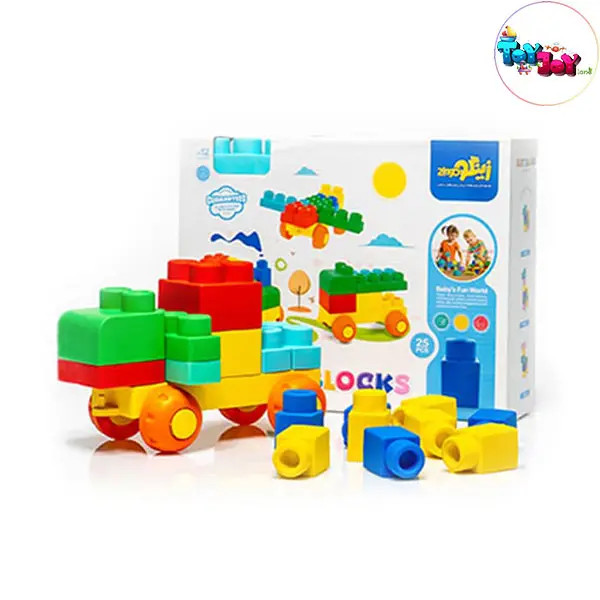 بازی ساختنی سازه های نرم 25 قطعه پسرانه زینگو