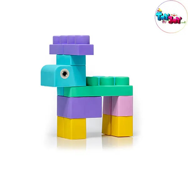 بازی ساختنی سازه های نرم 25 قطعه دخترانه زینگو