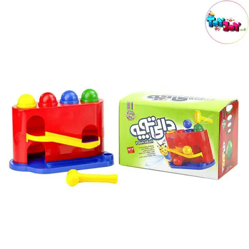 اسباب بازی چکش و توپ دالی توپه دو طبقه سنجاقک