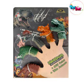 بازی عروسک انگشتی سیلیکونی دایناسور | Finger Puppets