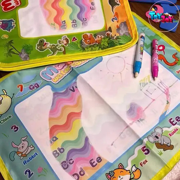 سفره جادویی نقاشی با آب – بازی هنری تمیز و بینهایت تکرارپذیر برای کودکان