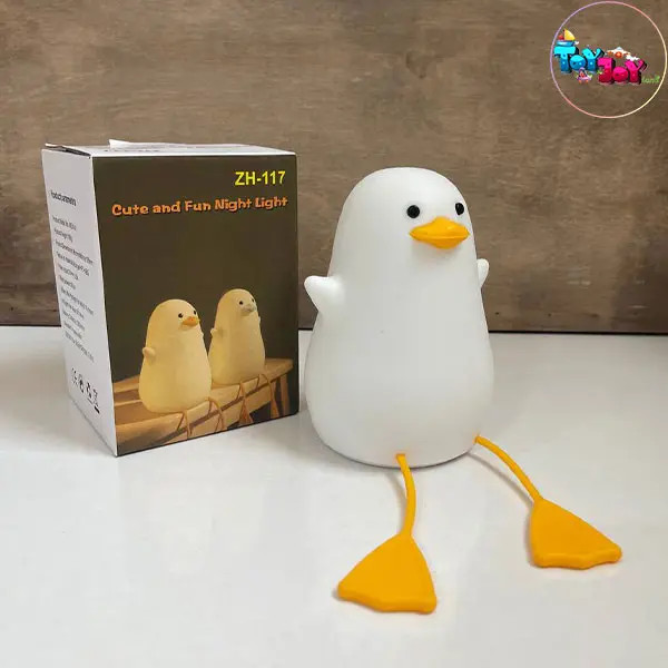 چراغ خواب سیلیکونی طرح اردک شَل