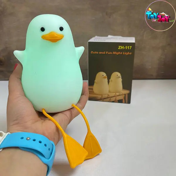 چراغ خواب سیلیکونی طرح اردک شَل
