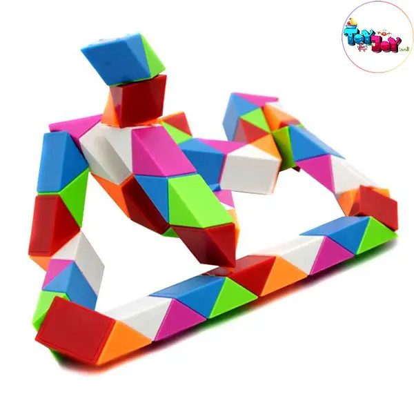 روبیک مار 60 قطعه QYTOYS – پازل ماری ساختنی و خلاقانه