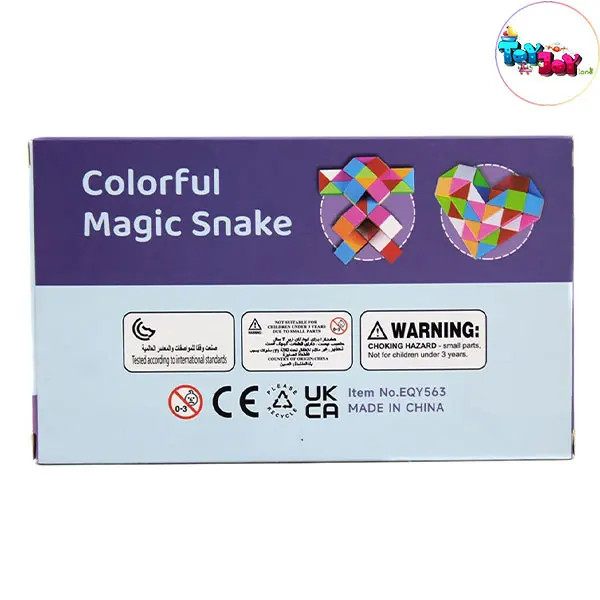 روبیک مار 60 قطعه QYTOYS – پازل ماری ساختنی و خلاقانه