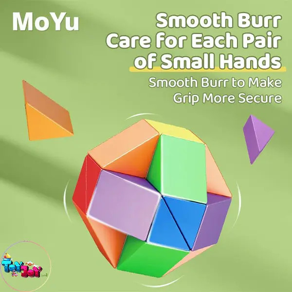 روبیک مار ۳۶ قطعه مویو بلاک – اسباببازی فکری و ضد استرس برای کودکان و بزرگسالان