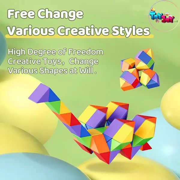 روبیک مار ۳۶ قطعه مویو بلاک – اسباببازی فکری و ضد استرس برای کودکان و بزرگسالان