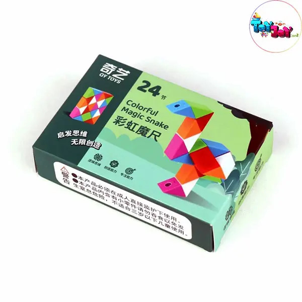 روبیک ماری ۲۴ قطعه QYTOYS – پازل مارپیچی ساختنی و خلاقانه