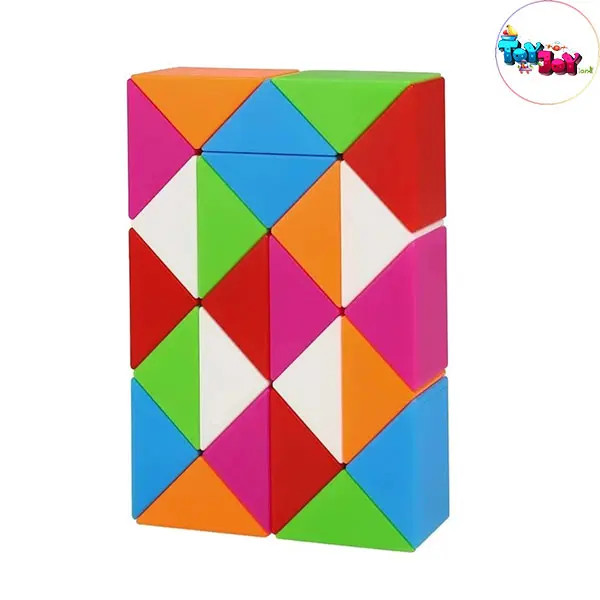 روبیک ماری ۲۴ قطعه QYTOYS – پازل مارپیچی ساختنی و خلاقانه