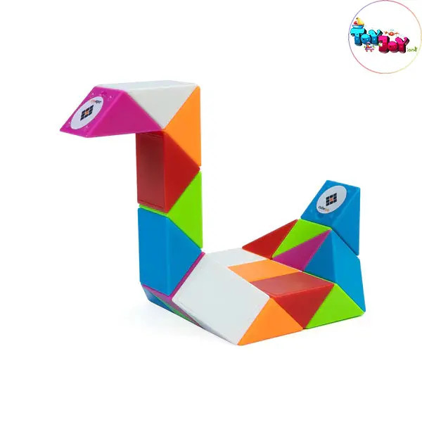 روبیک ماری ۲۴ قطعه QYTOYS – پازل مارپیچی ساختنی و خلاقانه