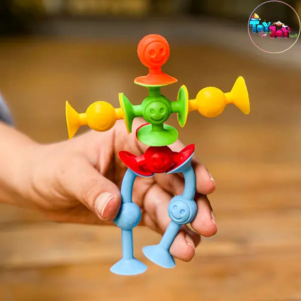 اسباب بازی مولکول های چسبنده وکیومی SUCTION FUN | سرگرمی خلاقانه برای بچه‌ها و بزرگ‌ترها